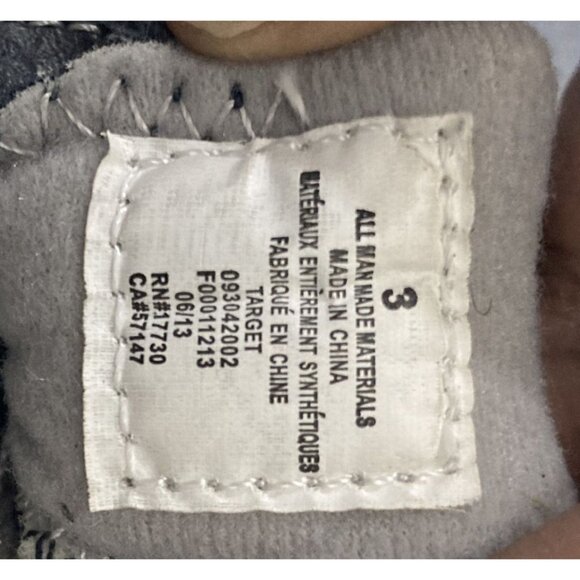 OshKosh Genuine Baby Size 3 Black  Baby Shoes - Picture 3 of 9